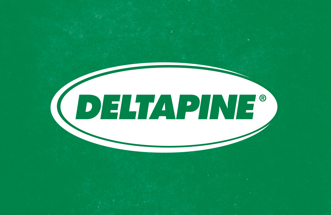 DELTAPINE logo over green